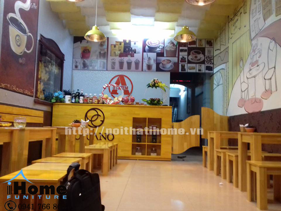 quầy bar gỗ thông hải phòng